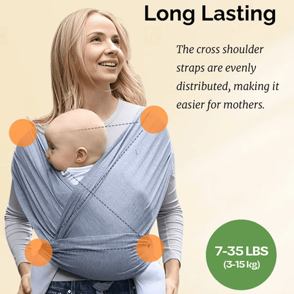 Lightweight Baby Carrier - Versatile Front & Back Carrier, Breathable Sling for Outdoor Adventures