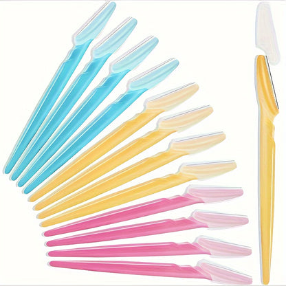 3/5/6/12/24pcs Multi-Purpose Eyebrow Razor Set - Gentle Facial Hair Trimmer - Easy Grooming & Shaping Kit for Women and Men - Sleek and Smooth Skin Solution - Hiccupzz