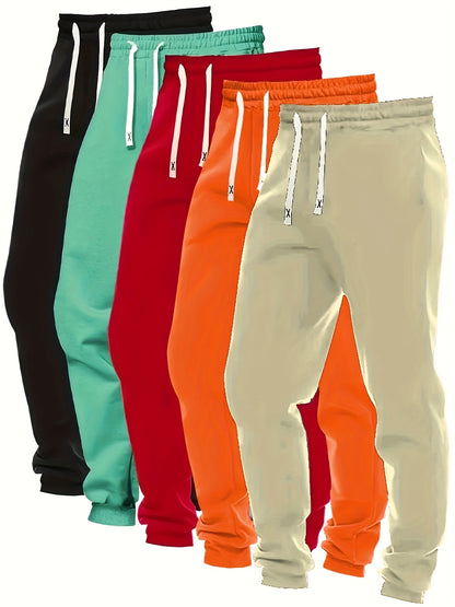 5-Pack Women's Loose Fit Drawstring Joggers for Fall/Winter Activewear - Hiccupzz