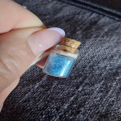 Mini Glass Bottles with Cork Stoppers: Ideal for DIY, Arts & Crafts, and Party Favors (0.51 x 0.71 inches) - Hiccupzz