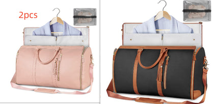 Large-Capacity Waterproof Travel Duffle Bag for Women – Foldable Clothes Tote
