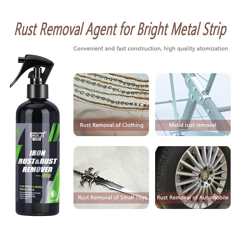 Wheel Cleaner Spray - Iron Dust & Rust Removal for Cars, Motorcycles, and RVs - Eliminates Iron Particles