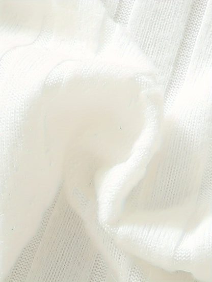 3 Pcs Kid's Solid Turtleneck Sweater, Long Sleeve, Knit Top, Fall/Winter, Gift - Hiccupzz