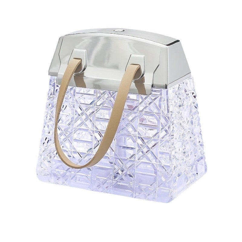 USB Desktop Crystal Bag Humidifier with Aromatherapy & Ambient Light