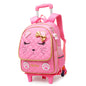 Children's Two-three-wheel Trolley Schoolbag Detachable - Hiccupzz