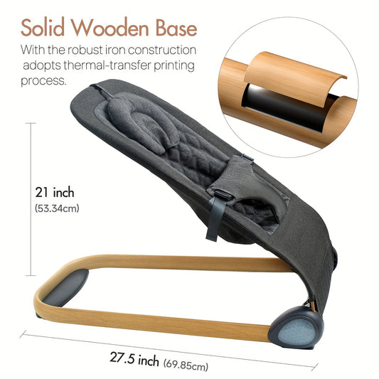 Portable Bouncer Seat - Ergonomic Design, Ideal for Home and Travel Use