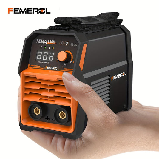 130A Stick Welder, Mini and Portable MMA Welder Hot Start 110V ARC Welding Machine Digital Display IGBT Inverter Welder