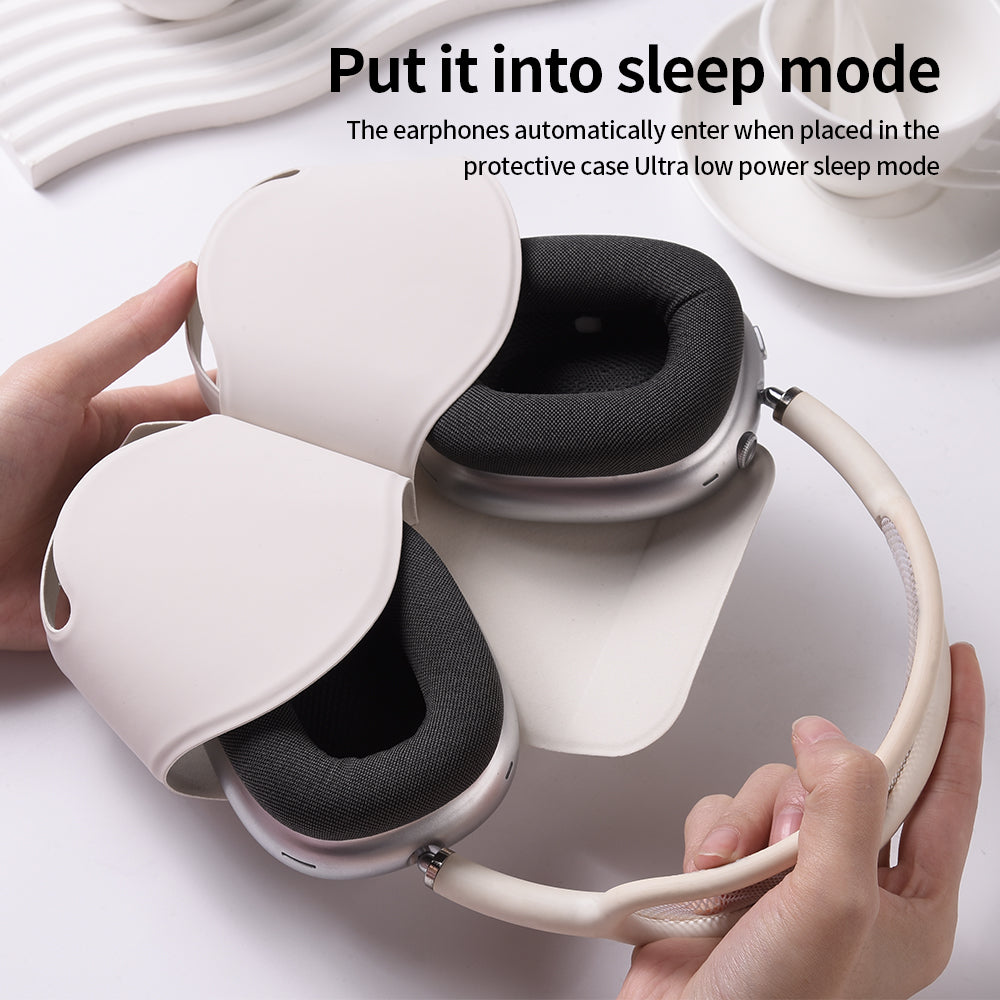 Magnetic Absorption PU Anti-Drop Headset Earphone Protective Case