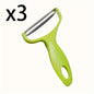 Multi-Functional Vegetable Slicer, Shredder & Peeler - Metal & Plastic Salad Cutter for Cabbage, Lettuce, Carrots - Hiccupzz
