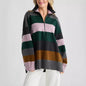 Women's Half Zip Turtleneck Pullover Long Sleeve - Hiccupzz