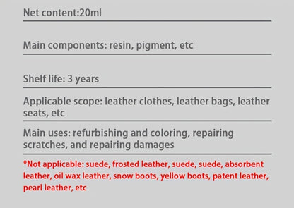 Faux Repair & Color Restoration Cream for Shoes, Bags, and Furniture – Durable ABS Material
