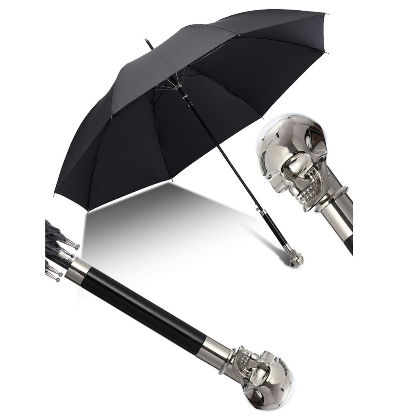 Premium British Style Long Handle Umbrella - Waterproof