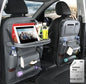 Luxury PU Leather Car Backseat Organizer with Foldable Table – Multi-Functional Car Seat Storage.