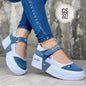 Breathable Round Toe Thick Bottom Velcro Sneakers - Hiccupzz