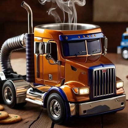 Durable Semi Truck Handcrafted Coffee Cup