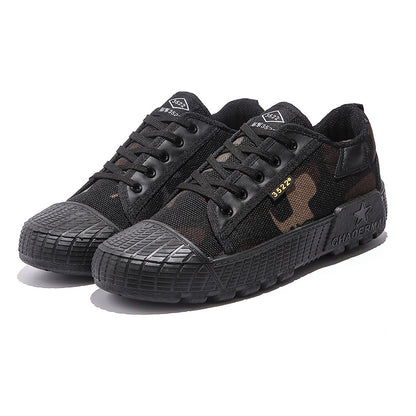 Men's Construction Site Labor Shoes, Wear-resistant And Breathable Canvas - Hiccupzz