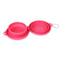 Rubber Foldable Double Bowl Pet Feeding Bowl Pets Supplies Dog Cat Bowls - Hiccupzz