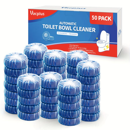Automatic Toilet Bowl Cleaner Tablets - Low Odor, Long-Lasting Deodorizing, Tough Stain Removal