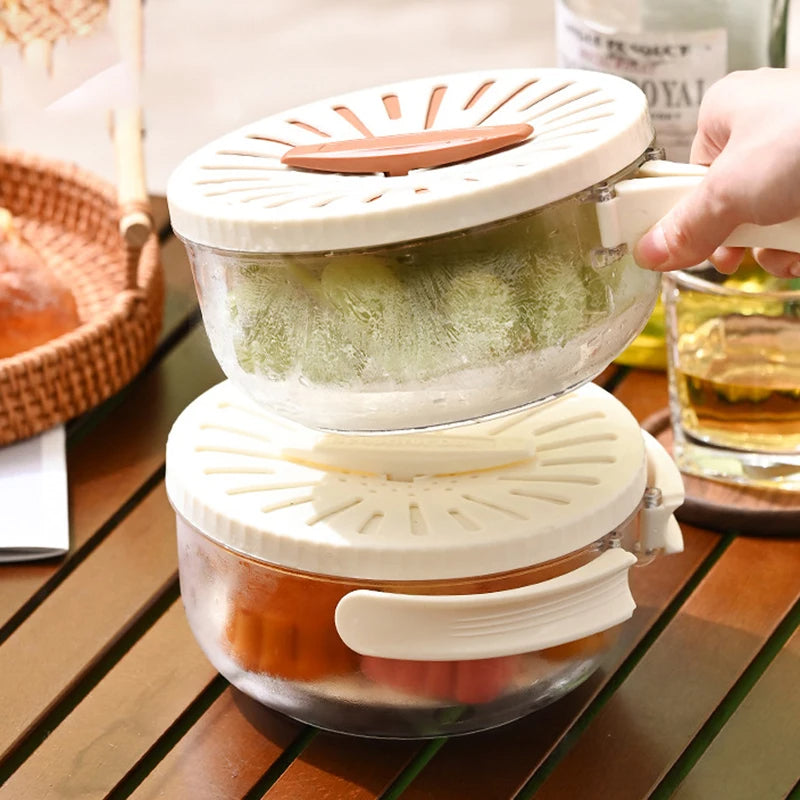 Fruit & Vegetable Drain Basket with Lid