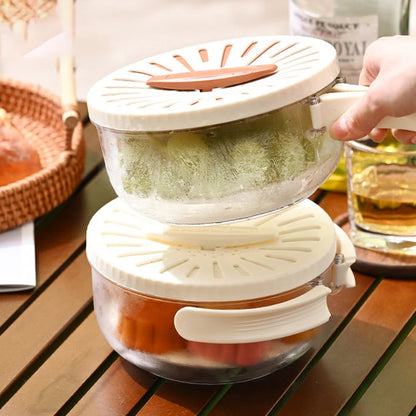 Fruit & Vegetable Drain Basket with Lid