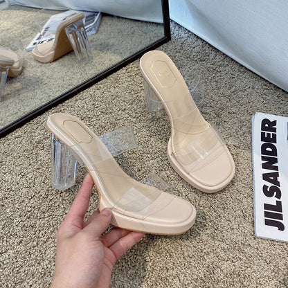 Fashion Outside Wear Transparent Slippers - Hiccupzz
