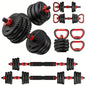 Adjustable Dumbbell Set: 20-90lbs, 4-in-1 Weight Set for Home Gym, Barbell, Kettlebell, Push-up, Men & Women Fitness Workout Equipment - Hiccupzz