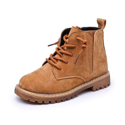 Boys Single Boots Boots Children Martin Boots Black Army Boots Summer High Boots Big Boys - Hiccupzz