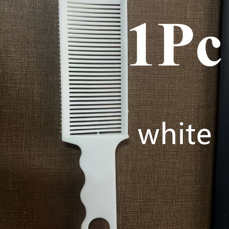 1 Pc Professional Hair Fading Comb, Heat Resistant Flat Top Clipper for Precise Gradients & Styling