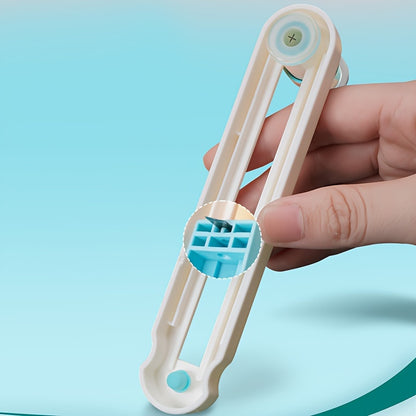 360-Degree Rotating Circle Cutter - Manual Paper Trimmer For Greeting Cards & Crafts, Durable Plastic Construction - Hiccupzz