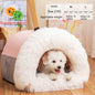 New Splice Portable Pet Nest Portable Autumn And Winter Warm Dog Nest Moisture-proof Long Fur Cat Nest Cross Border Pet Nest - Hiccupzz