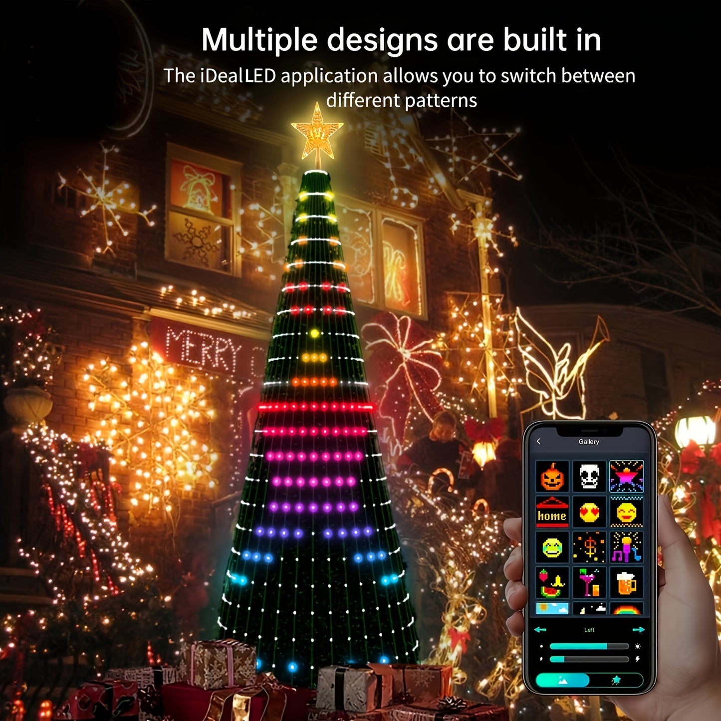 6 Ft (1.8m) Intelligent Christmas Tree Lamp