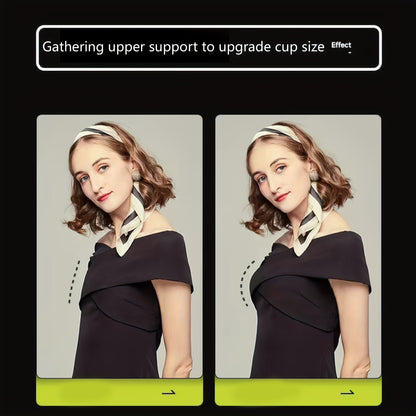 Palm-Shaped Adhesive Bra Pads, Thickened Cup Stick-On Bra, Invisible Strapless Push-Up Nipple Covers, Anti-Slip Breast Lift Pasties, Enhances Cleavage, Seamless Underwear for Small Busts - Hiccupzz