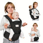 Baby Carrier Newborn to Toddler - All-Position Hip Carrier with Hood, Perfect for Breastfeeding