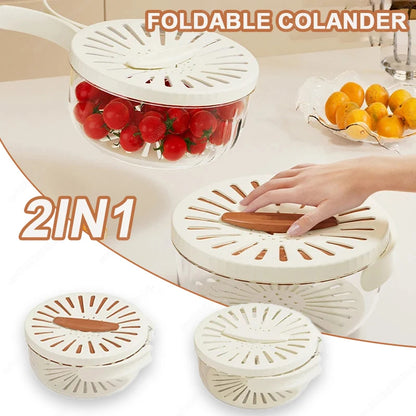 Fruit & Vegetable Drain Basket with Lid