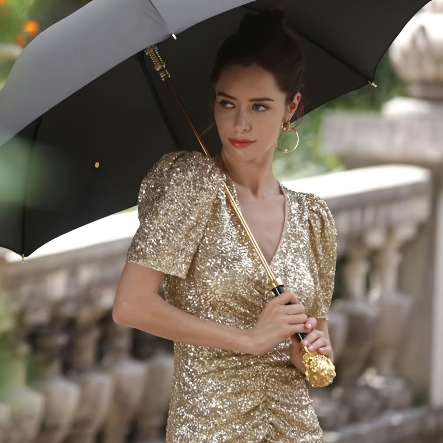 Premium British Style Long Handle Umbrella - Waterproof