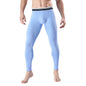 Men's Cropped Long Johns Warm-keeping Pants Cotton Belly-contracting Thin Bottoming Trousers - Hiccupzz