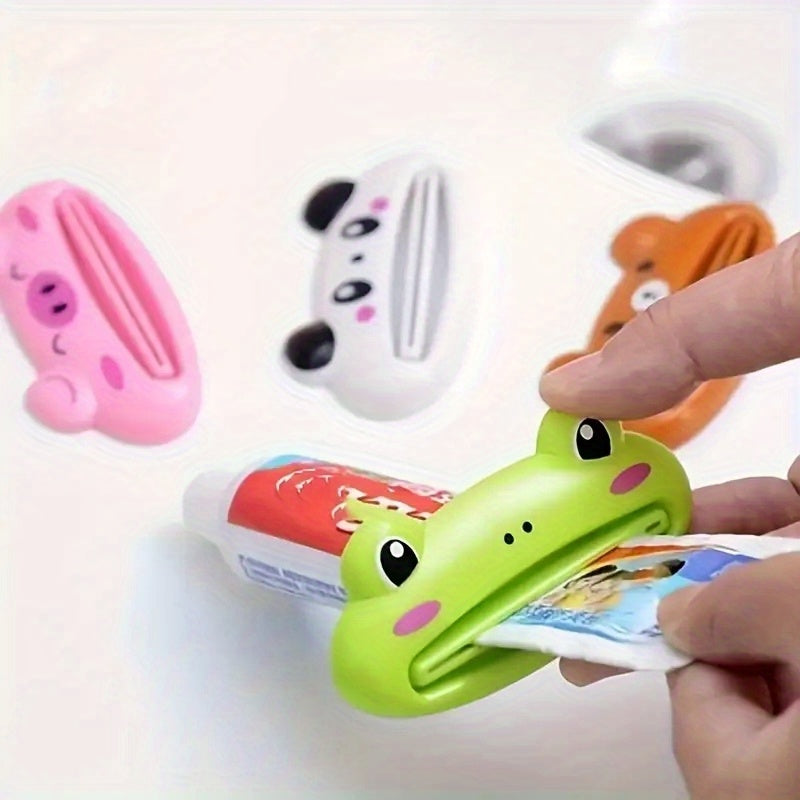 Colorful Animal-Shaped Toothpaste Tube Squeezer - Easy And Convenient Toothpaste Dispenser