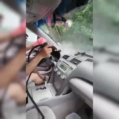 2500W Powerful Handheld Steam Cleaner for Multi-Surface Cleaning: Floors, Cars, Kitchen, Bathroom, and More - Hiccupzz