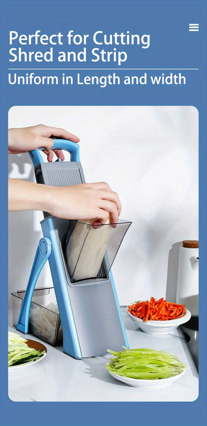Vegetable Slicer & Food Grater Set – Manual Kitchen Tool - Hiccupzz
