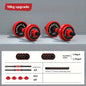 Adjustable Dumbbell Set with Barbells & Kettlebells - Full Body Ergonomic Home Fitness Kit, Rubber-Coated Cast Iron, Compact Design - Hiccupzz