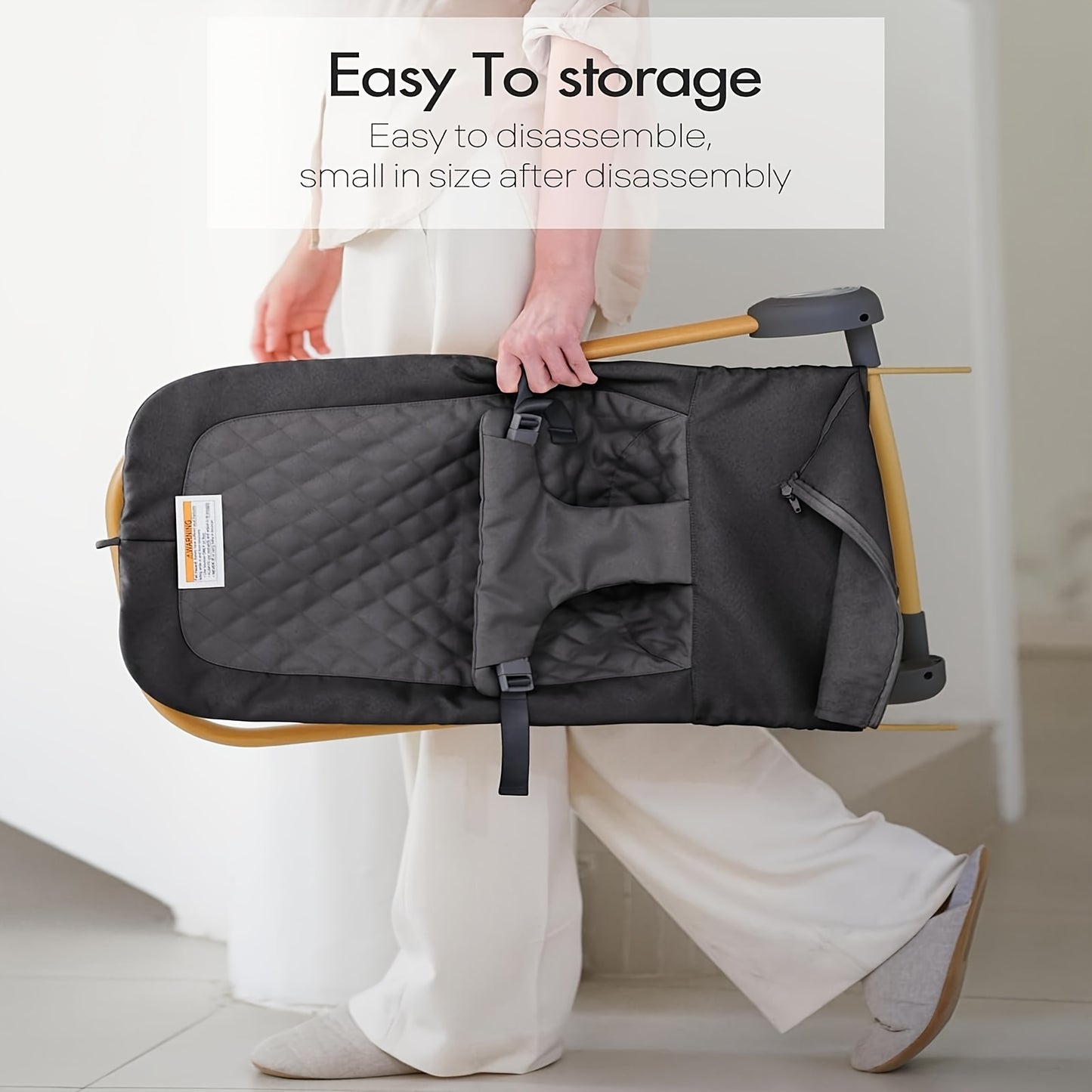 Portable Bouncer Seat - Ergonomic Design, Ideal for Home and Travel Use