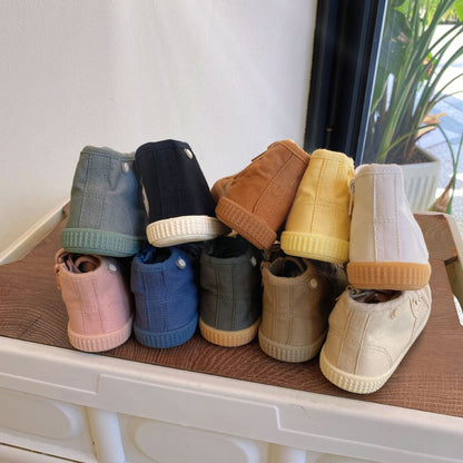 Children's Cloth Soft Bottom Spring And Autumn Korean Style Canvas Shoes - Hiccupzz