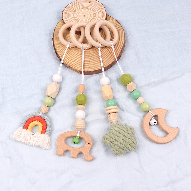 Children's Room Decoration Set - Rainbow, Stars, Moon, Elephant Hanging Pendants