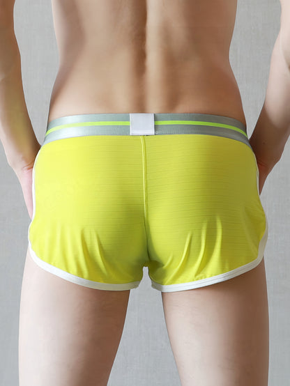 Men's Slim-Fit Elastic Boxer Shorts, Comfortable Casual Home Wear Arrow Pants - Hiccupzz