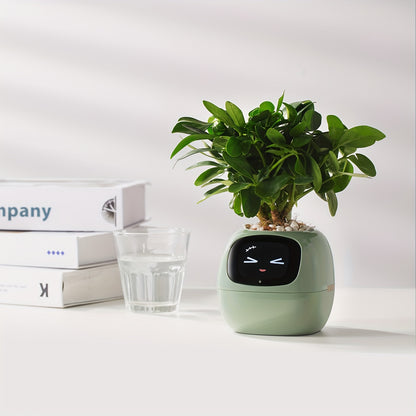 Smart Mini Planter - Electronic Pet, Perfect Halloween & Christmas Desk Decor Gift - Hiccupzz
