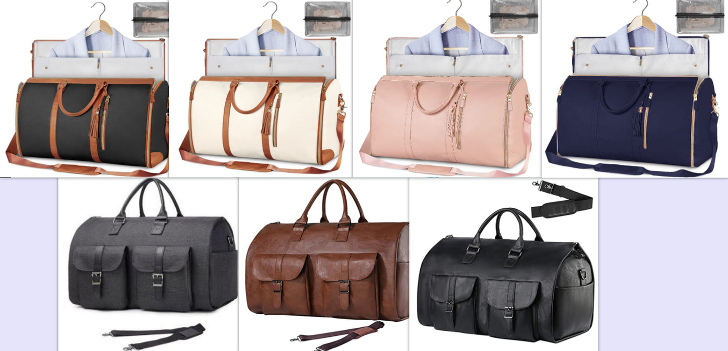 Large-Capacity Waterproof Travel Duffle Bag for Women – Foldable Clothes Tote