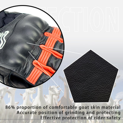 Leather Gloves Motorcycle Gloves Riding Gloves - Hiccupzz