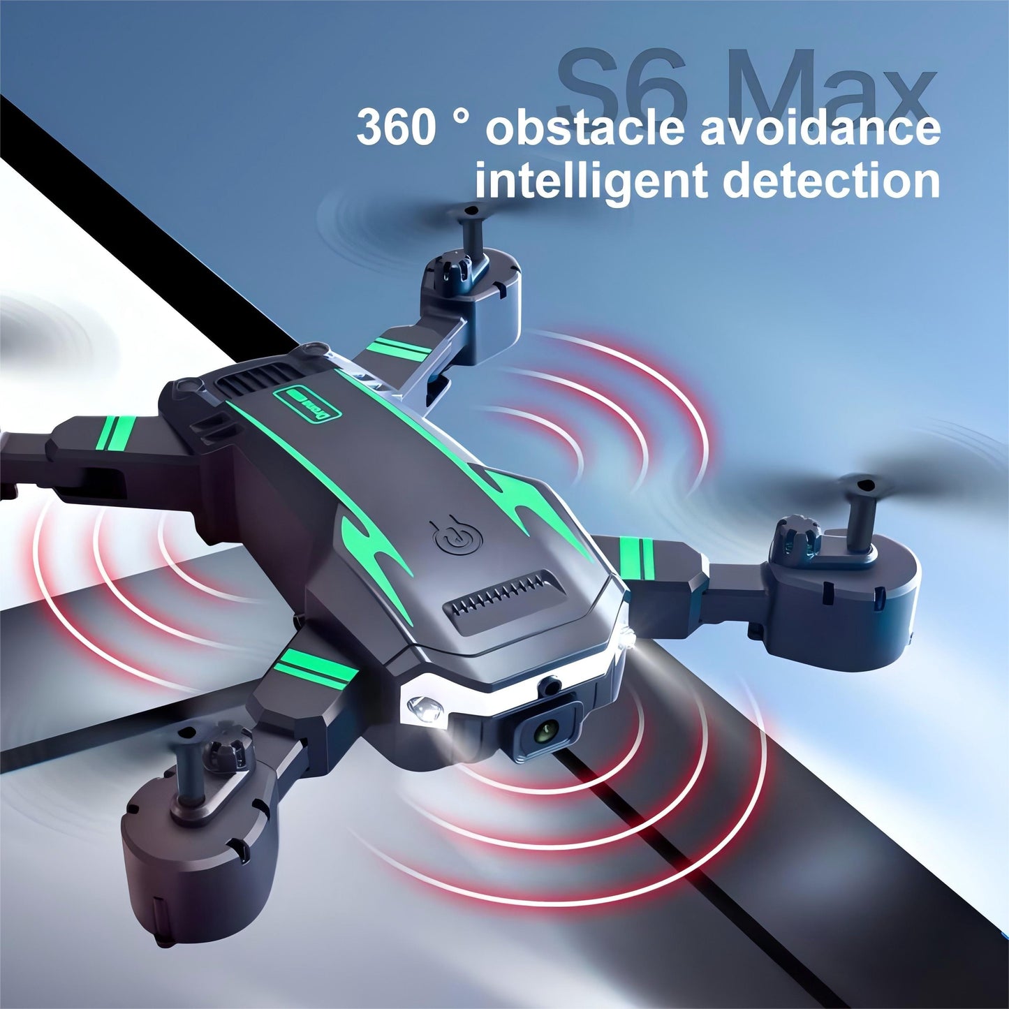 S6 Max Drone: Dual Camera, 540° Obstacle Avoidance, FPV, Beginner-Friendly Drone