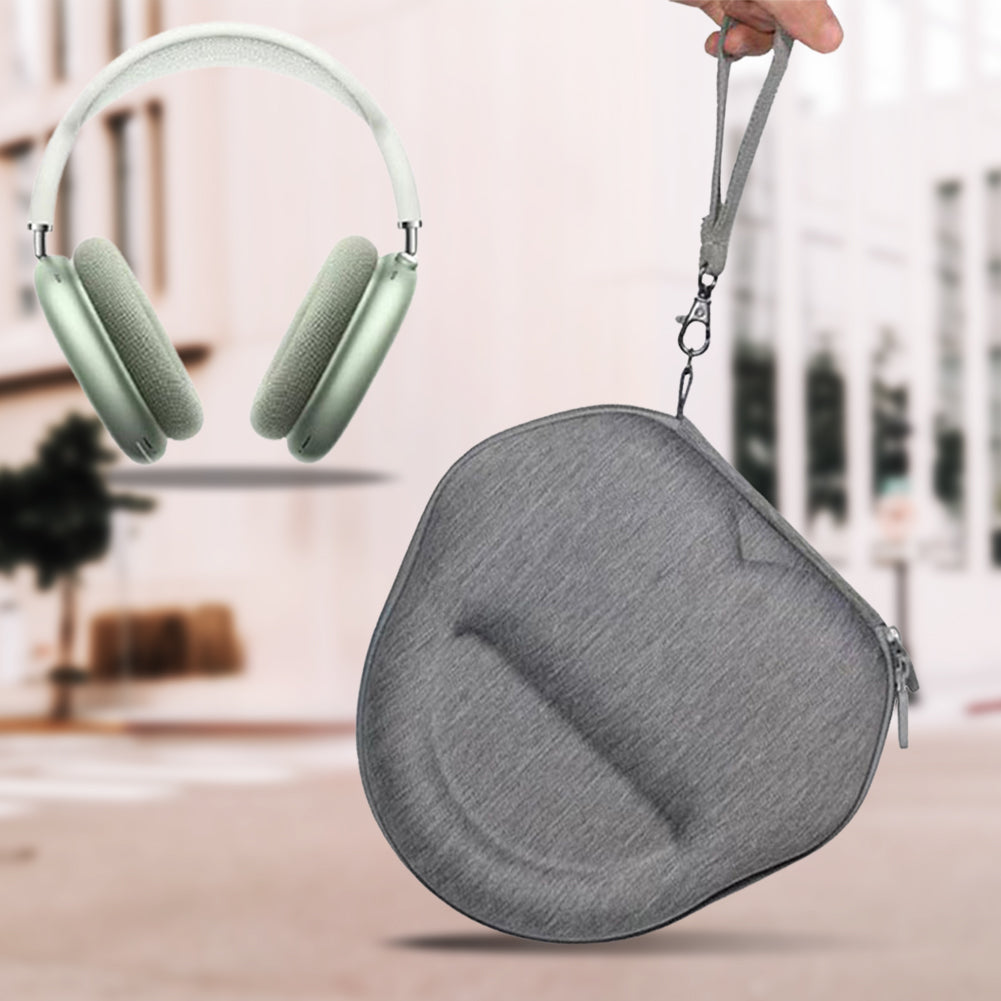 Travel Carrying Case, Protective Pouch for AirPods Max, Wireless Headphone Case with Hand Strap, Storage Bag for AirPods Max