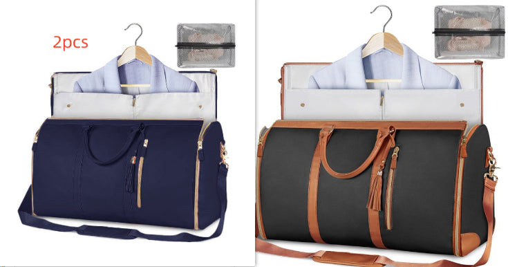 Large-Capacity Waterproof Travel Duffle Bag for Women – Foldable Clothes Tote